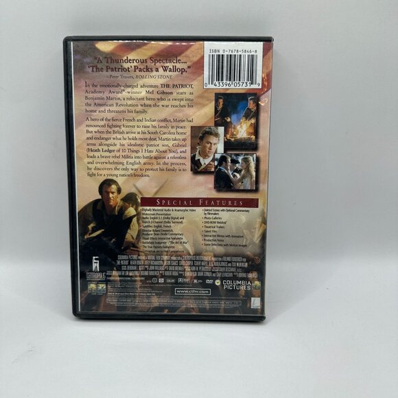 Mel Gibson The Patriot Special Edition DVD 2000 Action Drama Historical War Epic - Picture 3 of 4